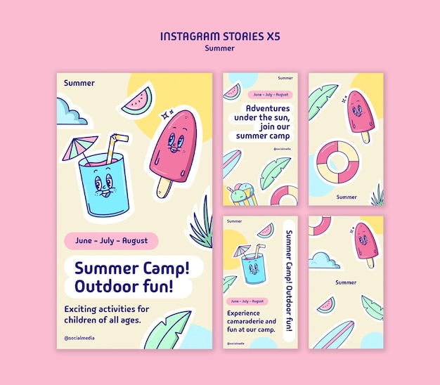 Summer party template design