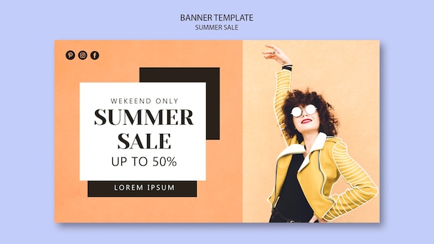 Get Ready for the Summer Sale with our Banner Template