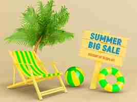 Free PSD summer sale up to 50 percent off social media post banner template