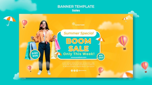 Summer special banner template