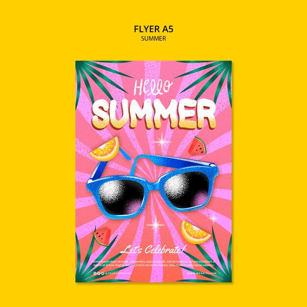 summer template design