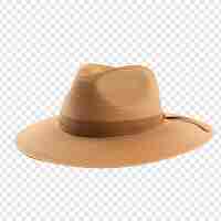 Free PSD sun hat png isolated on transparent background