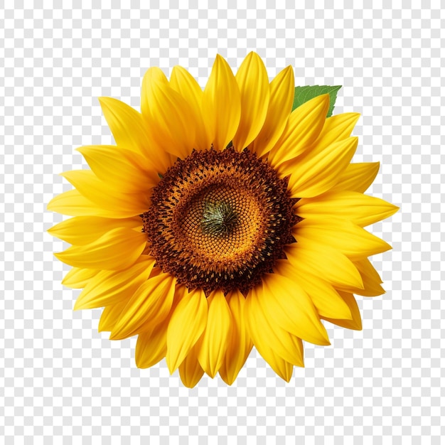 Free PSD sunflower isolated on transparent background