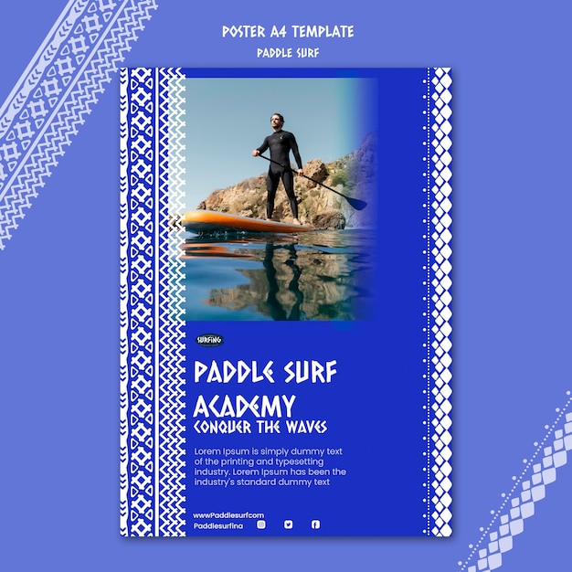 Sup poster template design