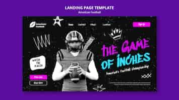 Free PSD super bowl template design