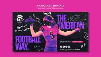 Free PSD super bowl template design