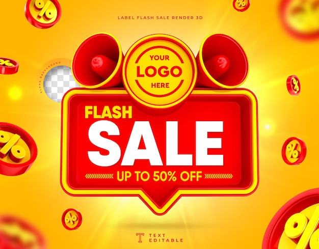 Super sale 3d megaphone box flash sale up to 50 off