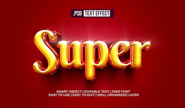 Super Text Style Effect