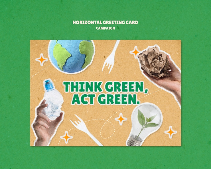 Free PSD sustainable development campaign template
