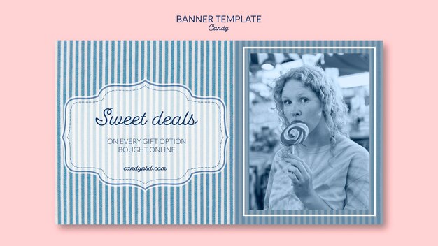 sweet deals candy shop banner template