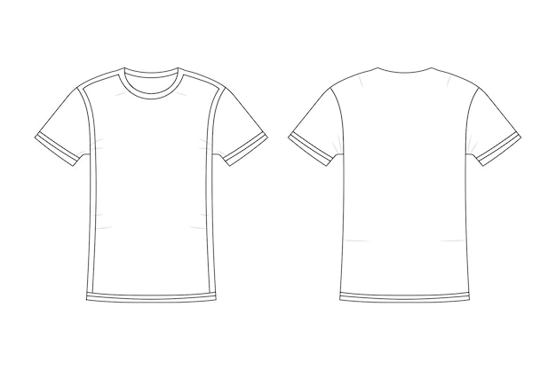 Tシャツのモッケージを隔離した