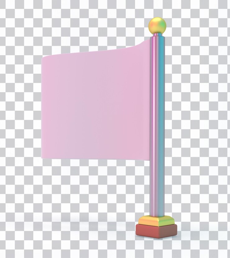 Free PSD table flag right side