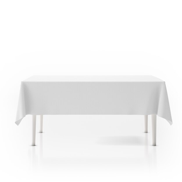 Table with tablecloth