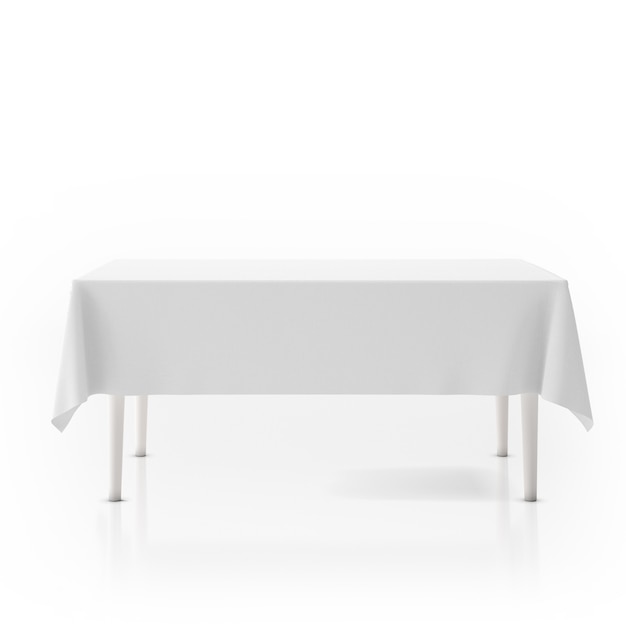 Table with tablecloth
