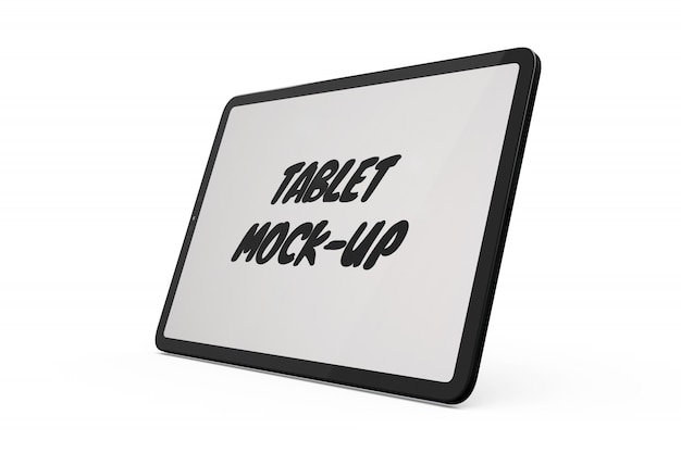 Tablet mock-up isolated