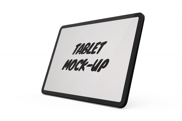 Tablet Mock-up Isolated