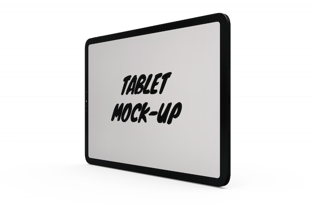 고립 된 태블릿 모형