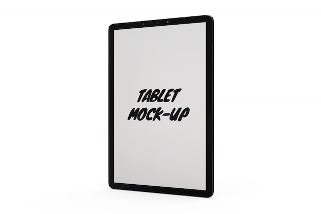 Free PSD tablet mock-up isolated