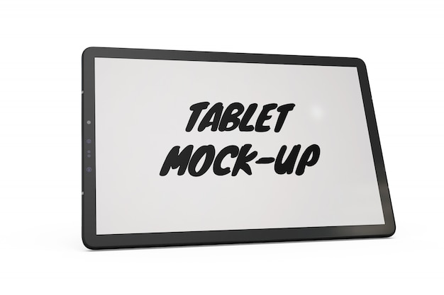 무료 PSD 고립 된 태블릿 모형