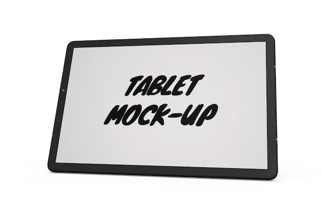 Free PSD tablet mock-up isolated