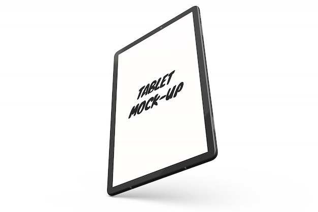 Free PSD tablet mock-up isolated