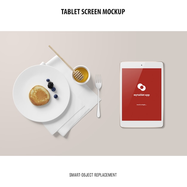 Tablet Screen Mockup