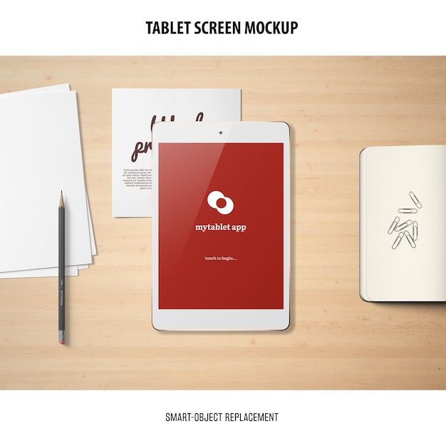 Tablet Screen Mockup