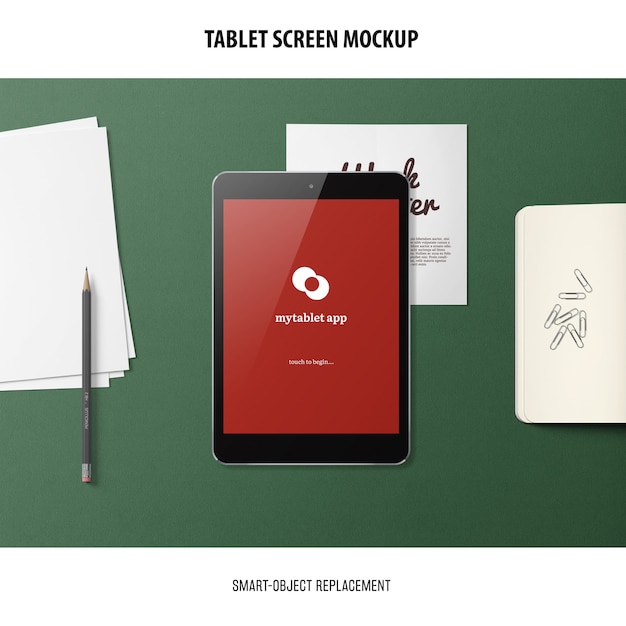 Tablet Screen Mockup