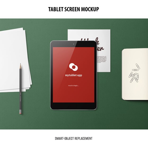 Tablet Screen Mockup