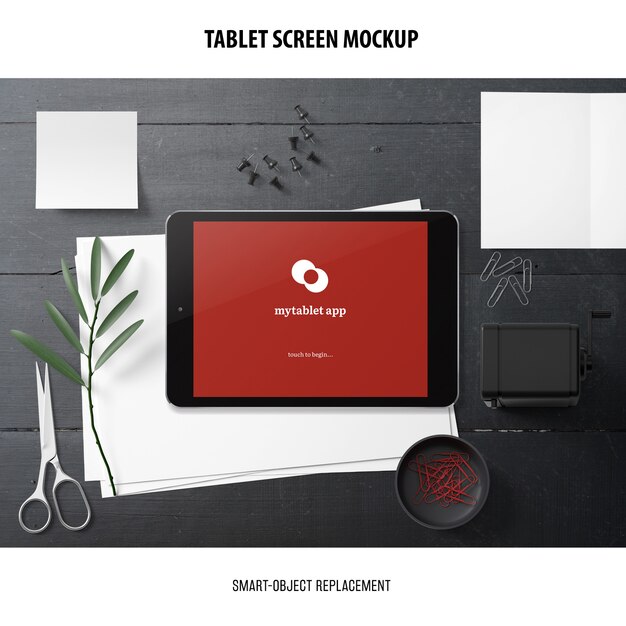 Tablet Screen Mockup