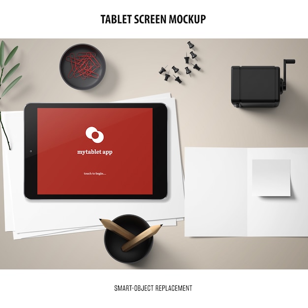 Tablet Screen Mockup