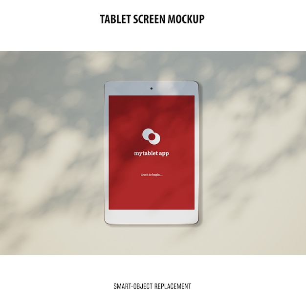 Tablet Screen Mockup – Free PSD Templates – Download for Free