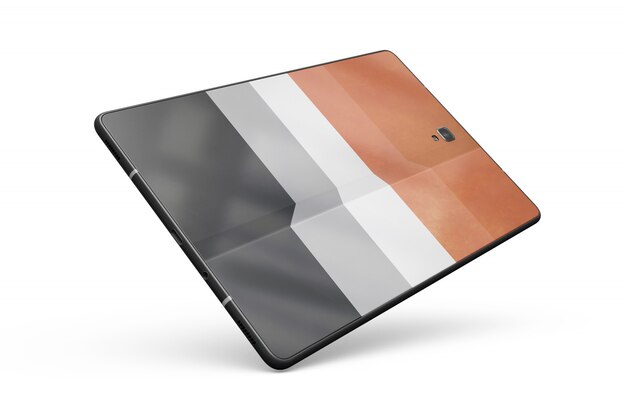 Tablet Skin Mock-up Isolated