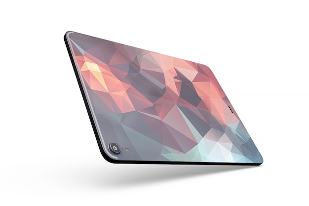 Free PSD tablet skin mock-up isolated