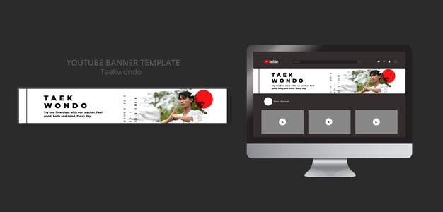 Taekwondo practice  facebook template