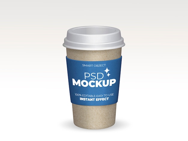 Take away coffee cup mockup