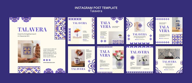 Free PSD talavera template design