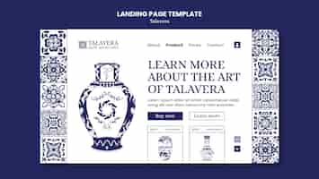 무료 PSD talavera 템플릿 디자인