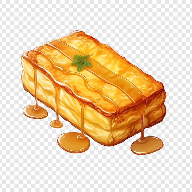 Free PSD tamagoyaki isolated on transparent background