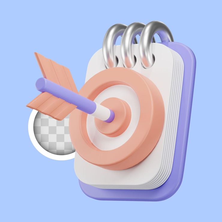 Free PSD targets represented by a flag or bullseye indicating goals to achieve