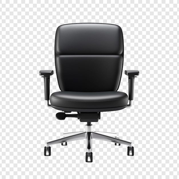 Free PSD task chair isolated on transparent background