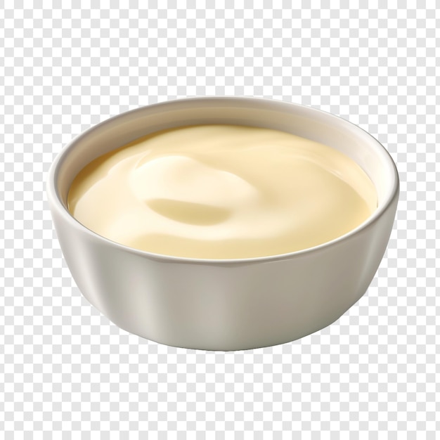 Free PSD tasty bechamel sauce png isolated on transparent background