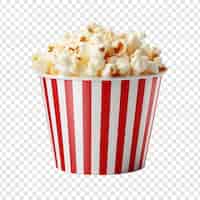 PSD gratuito gustosi popcorn glassati al caramello isolati su sfondo trasparente