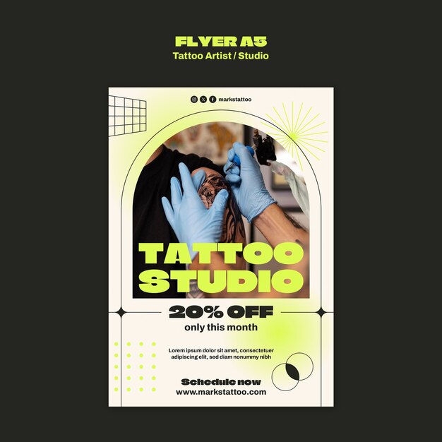 tattoo artist  template