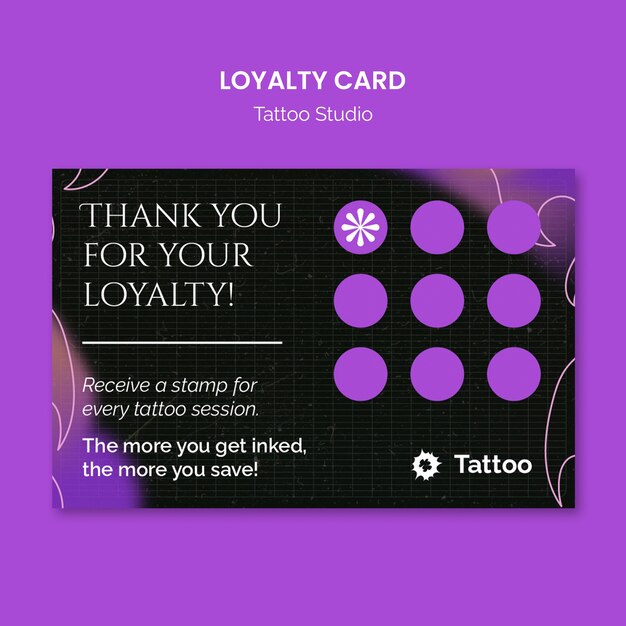 tattoo studio template