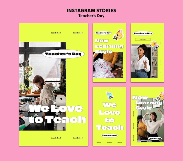 무료 PSD 스승의 날 기념 인스타그램 스토리