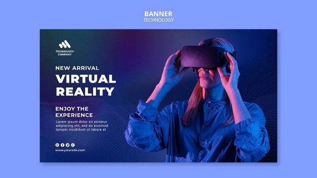 technology banner template