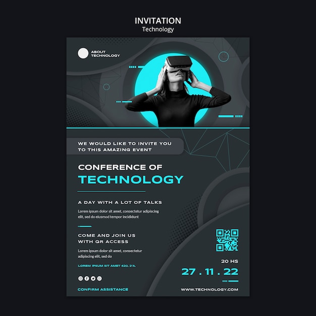 Virtual Invitation Maker, Free Virtual Event Template