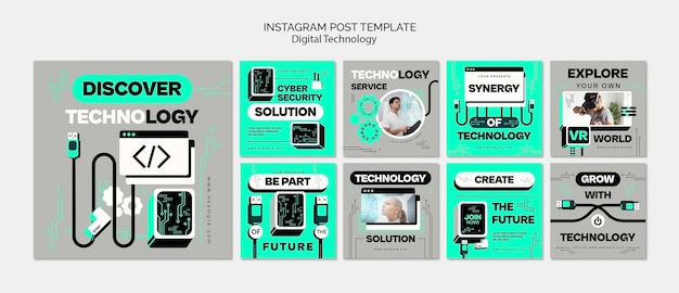 PSD gratuito progettazione del modello di tecnologia