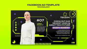 Free PSD technology template design